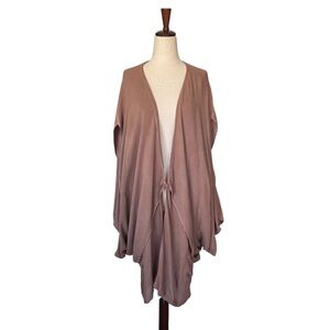 Vintage 80s Laise Adzer Kimono Open Front Jacket Cardigan Boho Lagenlook